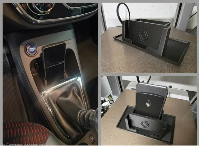 Phone Holder & Storage Organizer Renault