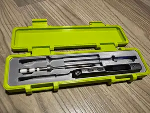 TS100 soldering iron print in place box with 4tips