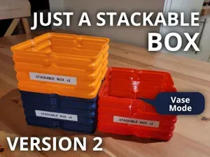 Just a Stackable Box (Vase Mode)
