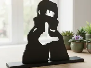 Itachi Uchiha 3D print Silhouette 99