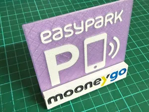 Targhette parcheggio EasyPark e MooneyGo