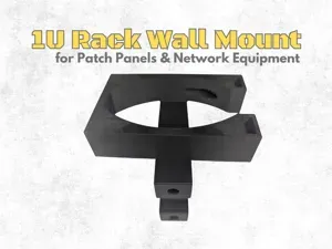 1U Rack Wall Mount Bracket