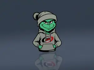 Grinch Ornament - Carolina Hurricanes