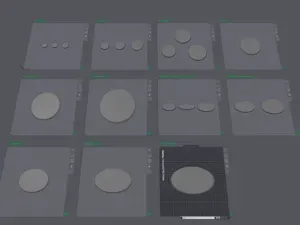 Grimdark Magnetic Bases - Solid