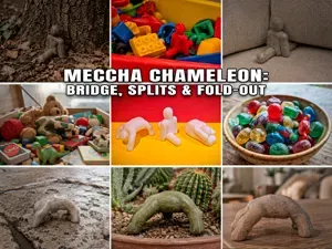 Meccha Chameleon: Bridge, Splits & Fold-out