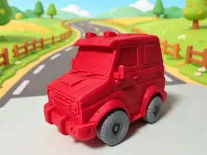卡通风格Q版越野车