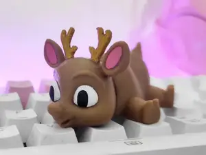 articulated reindeer classic and Christmas themed