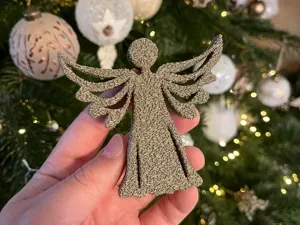 Fuzzy Skin Engel - Schwebende Weihnachtsdeko