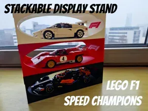 F1 Speed Champions stackable display stand
