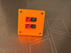 Anderson Power Pole Panel Mount - Dual