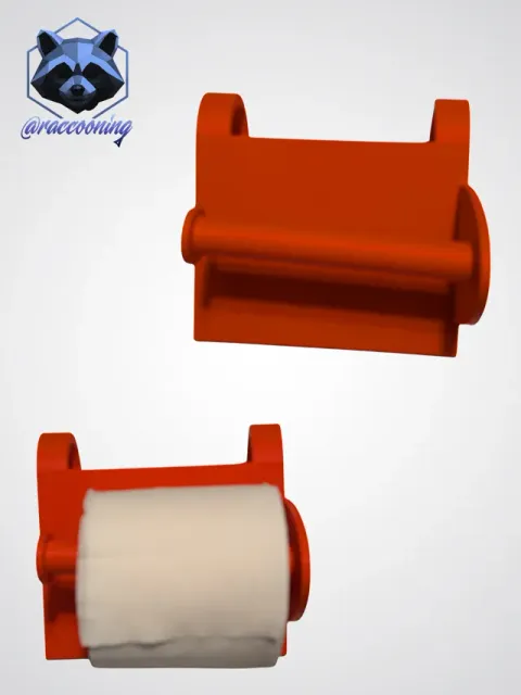 Hanging Toilet Paper Holder for Bedside Commode — Image 6 of 11