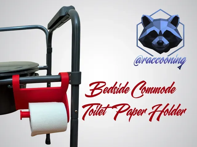 Hanging Toilet Paper Holder for Bedside Commode — Image 7 of 11