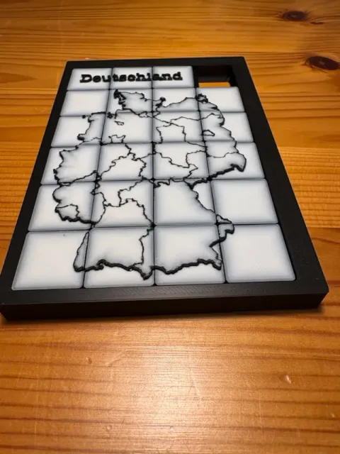 4x6 Sliding Puzzle – Map of Germany — Image 4 of 5