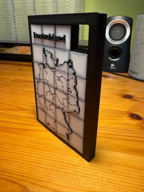 4x6 Sliding Puzzle – Map of Germany — Image 3 of 5