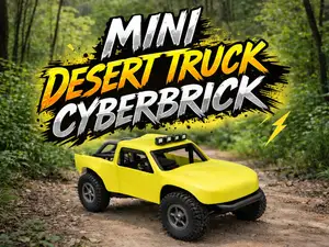 Mini Desert Truck RC for Cyberbrick