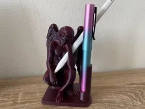 The Fallen Angel – Elegant Stylus & Pen Holder