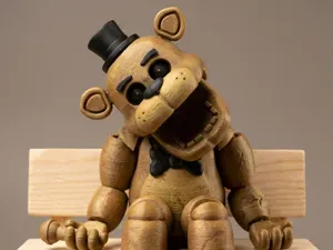 FNAF Golden Freddy Animatronic Figure
