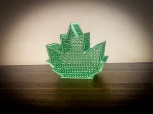 GyroGlow Leaf Lantern - Ready to Print!