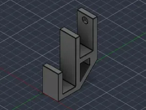 Hockey Stick Wall Display – 2 Stick Mount