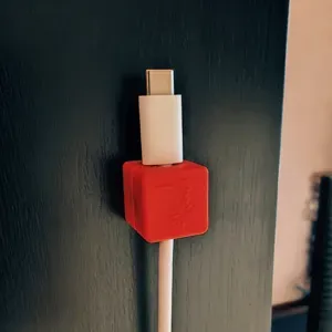 Block Magnetic Cable Clip (print-in-place)