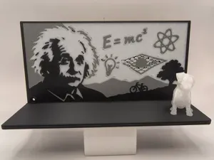 Albert Einstein Science Wall Shelf - 70s Icons
