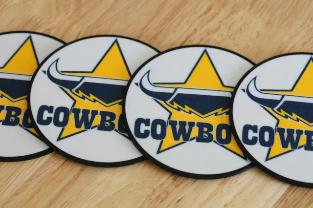 North Queensland Cowboys NRL Rugby Round Coaster — Фото 3 из 3