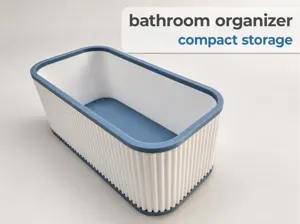 Schmaler Badezimmer-Organizer (Serie)