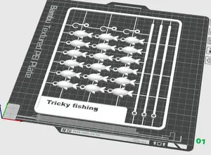 Tricky Fishing - kit card