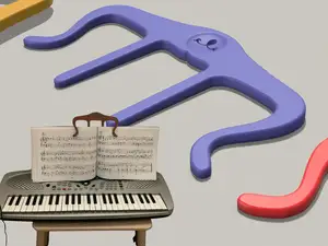 Music Book Clip and Page Holder