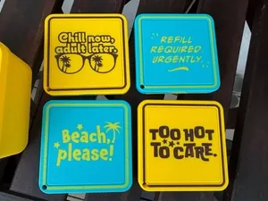 Cheers & Chill Coasters set