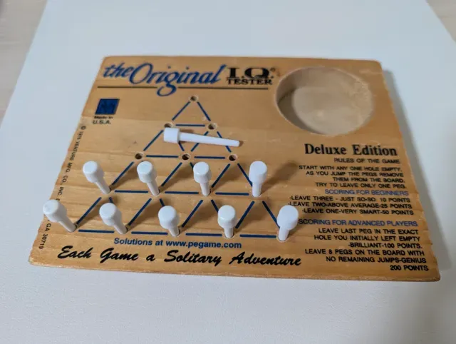I.Q. Tester Peg Game Piece — Фото 3 из 5