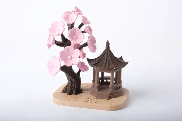 Cherry Blossom Pavilion Japanese Garden Sculpture — Фото 2 из 2
