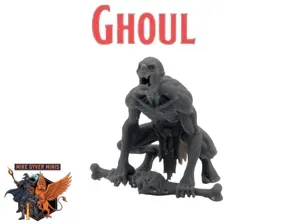 DnD TTRPG Ghoul Miniature