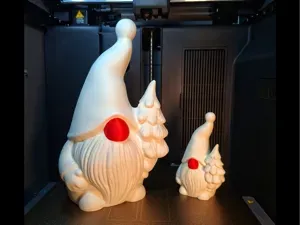 Christmas gnome with a red nose