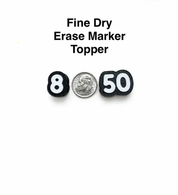 Numbered Dry Erase Expo Marker Toppers 1-50 — Image 7 of 8