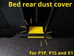 P1 / X1 series - Bed rear axis cover V1