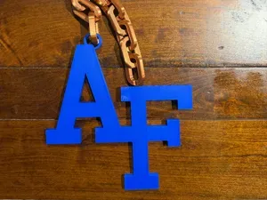 Air Force Falcons Oversized Necklace Logo