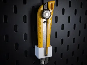 Box Cutter Holder for Ikea Skadis - 3 sizes