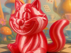 Chat Mystère d’Alice souriant