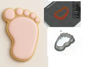 Baby Foot Cookie Cutter