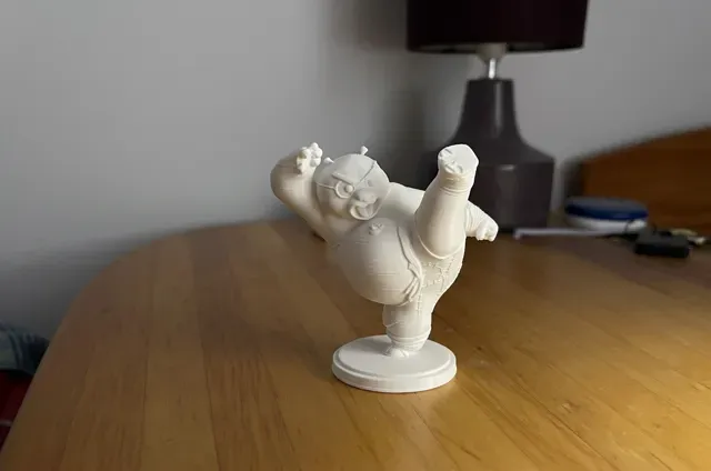 Po – Kung Fu Panda High Kick 3D Model — Фото 2 из 2