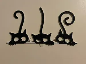 Window-Door frame-Door Sign-Wallart Cat 3x