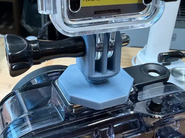 Cold shoe to GoPro mount for underwater camera — Image 2 of 2