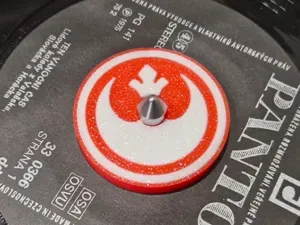 Vinyl Adapter 45 RPM (7") Star Wars Rebel Logo