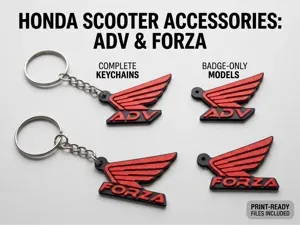 Honda ADV & Forza Keychains