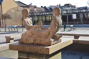 Fountain Karviná Statue Hi Resolution 3D scan