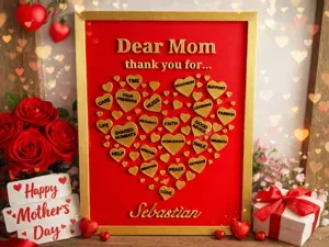 Mother’s Day Thank You Heart