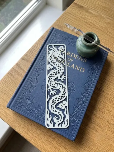 Dragon Cutout Bookmark | Fast Single-Color Print — Фото 3 из 6