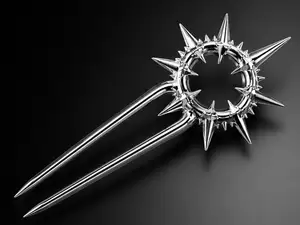 Y2K Halo Hair Pin