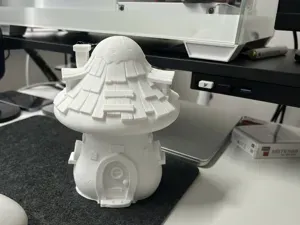 Chibi Forest Fantasy Mushroom Cottage